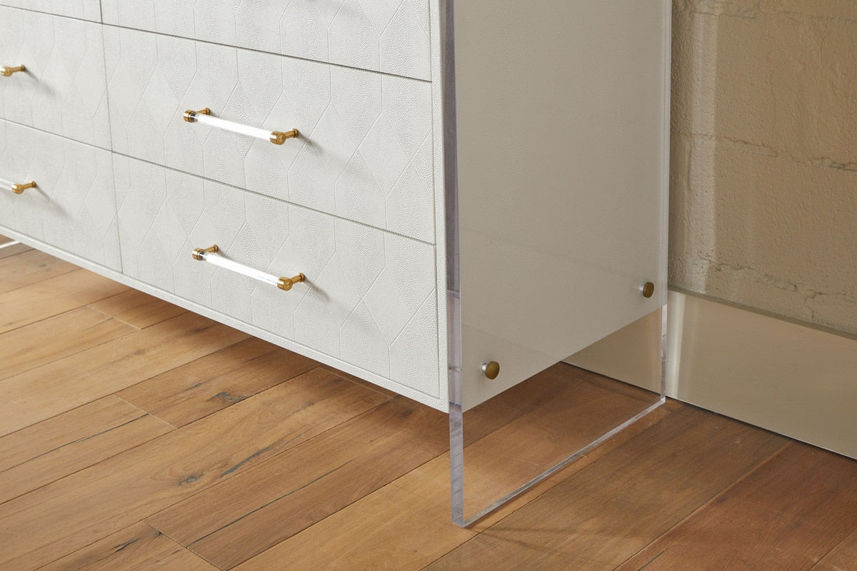 Sonia Shagreen 6-drawer Double Dresser from Essentials For Living - Luna Furniture