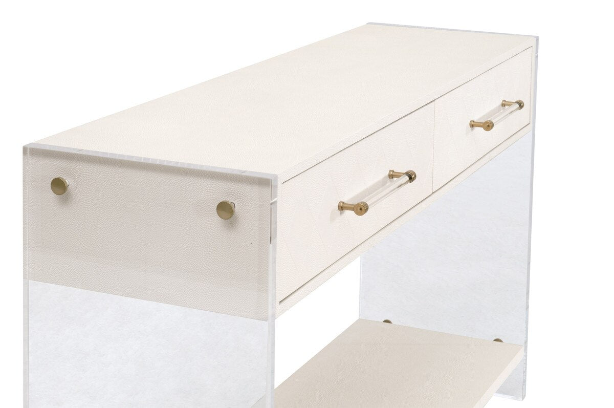 Sonia Shagreen Console Table from Essentials For Living - Luna Furniture