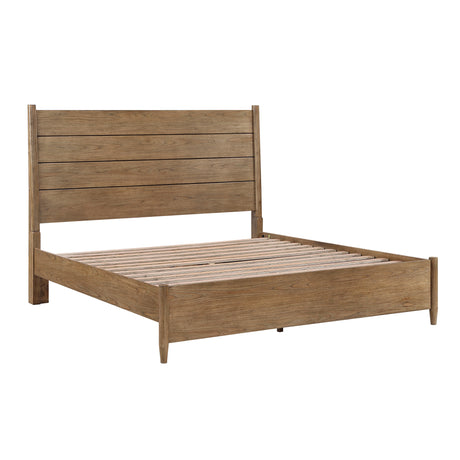Sonoma Oak King Platform Bed from Homelegance - Luna Furniture