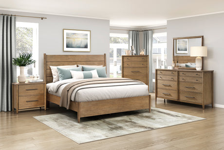 Sonoma Oak Platform Bedroom Set from Homelegance - Luna Furniture