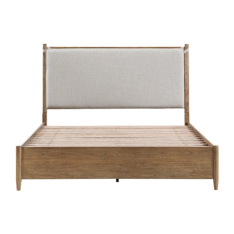 Sonoma Oak Queen Platform Bed from Homelegance - Luna Furniture