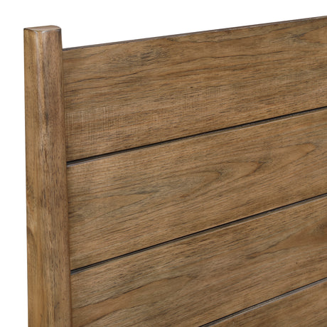 Sonoma Oak Queen Platform Bed from Homelegance - Luna Furniture