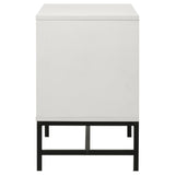 Sonora White 2-Drawer Nightstand Bedside Table from Coaster - Luna Furniture