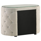 Sonya Ivory 2-Drawer Nightstand from Coaster - Luna Furniture
