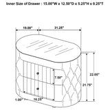 Sonya Ivory 2-Drawer Nightstand from Coaster - Luna Furniture