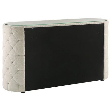 Sonya Ivory 4-Piece Upholstered Queen Bedroom Set from Coaster - Luna Furniture