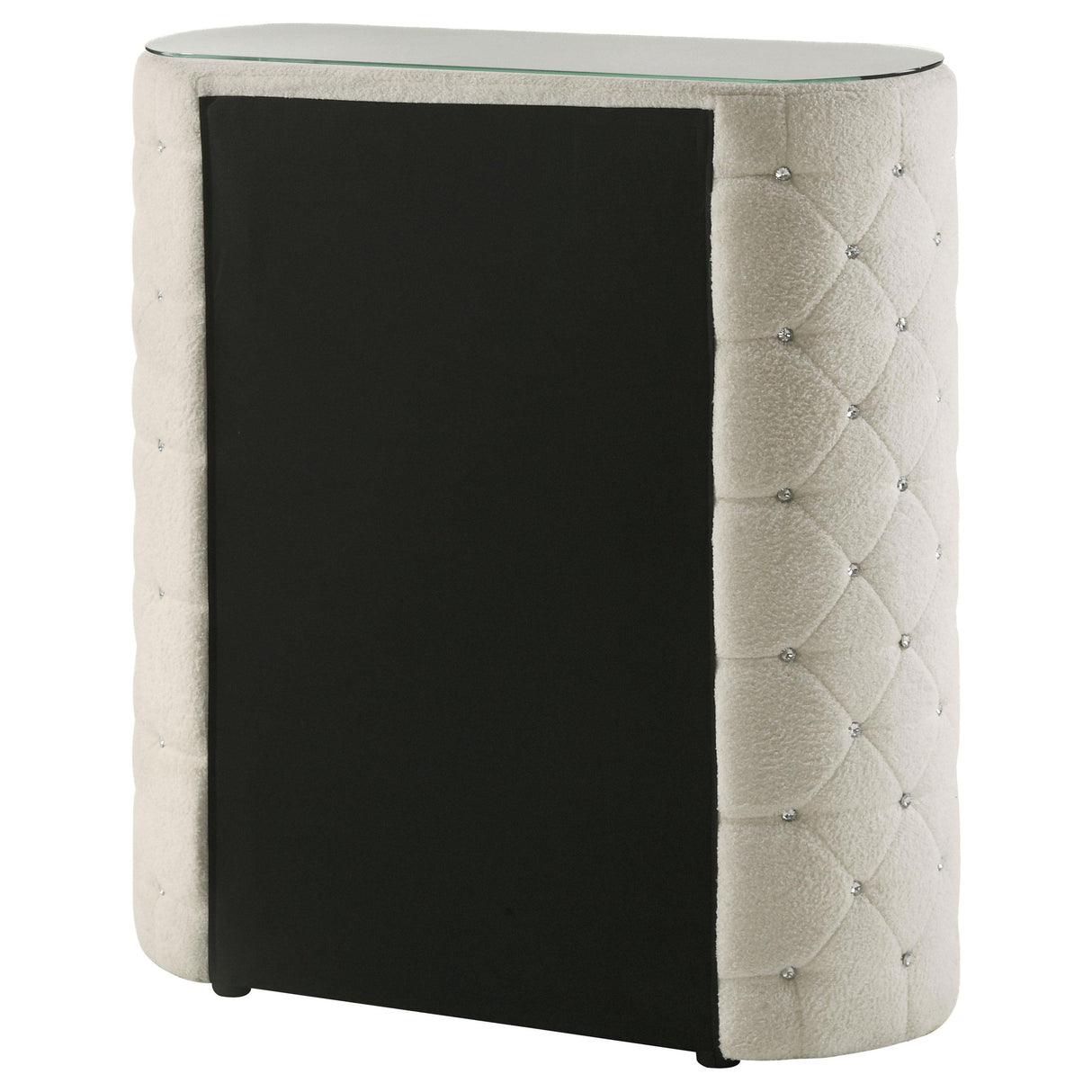 Sonya Ivory 5-Drawer Upholstered Bedroom Chest of Drawers from Coaster - Luna Furniture