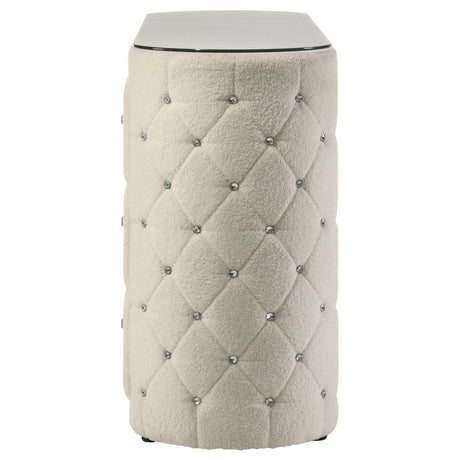 Sonya Ivory 6-Drawer Upholstered Bedroom Dresser from Coaster - Luna Furniture