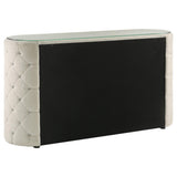 Sonya Ivory 6-Drawer Upholstered Bedroom Dresser from Coaster - Luna Furniture