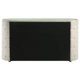 Sonya Ivory 6-Drawer Upholstered Bedroom Dresser from Coaster - Luna Furniture