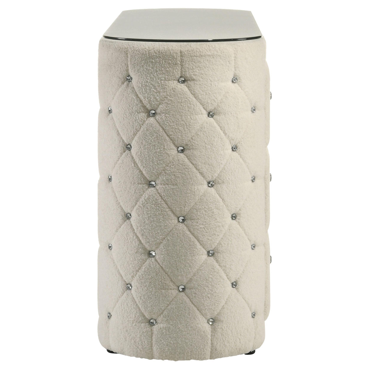 Sonya Ivory 6-Drawer Upholstered Bedroom Dresser from Coaster - Luna Furniture