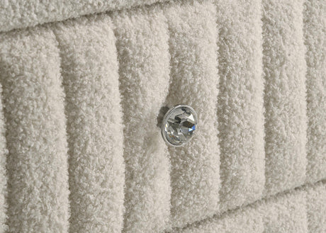 Sonya Ivory 6-Drawer Upholstered Bedroom Dresser from Coaster - Luna Furniture