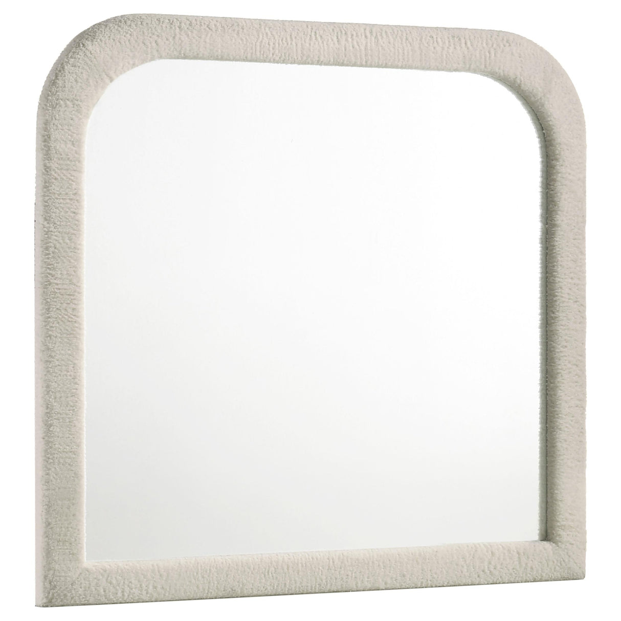 Sonya Ivory Upholstered Bedroom Dresser Mirror (Mirror Only) from Coaster - Luna Furniture