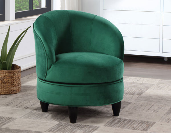 Sophia Green Velvet Swivel Accent Chair