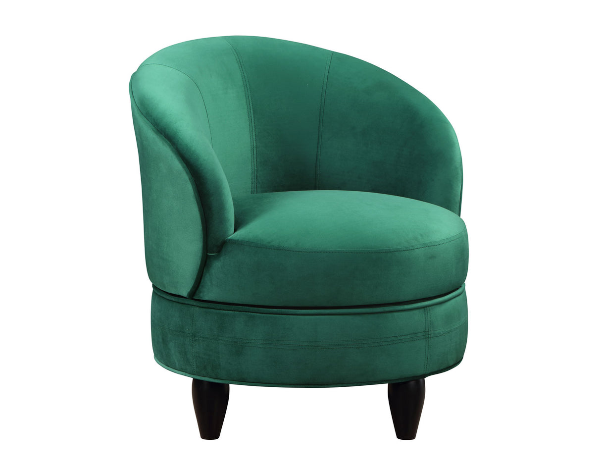 Sophia Green Velvet Swivel Accent Chair from Steve Silver - Luna Furniture