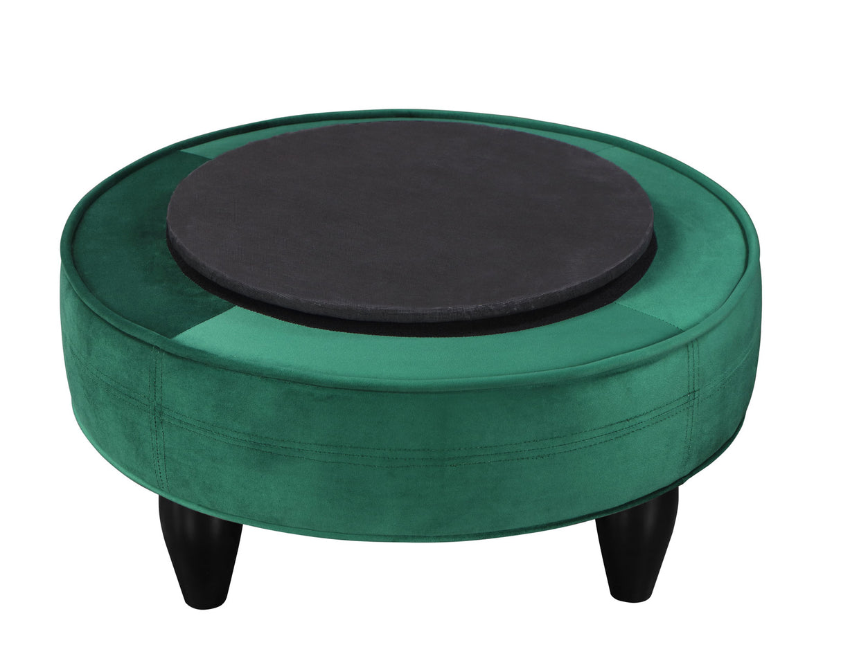 Sophia Green Velvet Swivel Accent Chair from Steve Silver - Luna Furniture