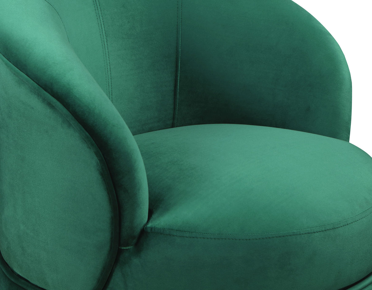 Sophia Green Velvet Swivel Accent Chair from Steve Silver - Luna Furniture