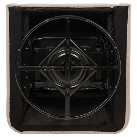 Sorrel Latte Upholstered Swivel Glider Arm Chair from Coaster - Luna Furniture