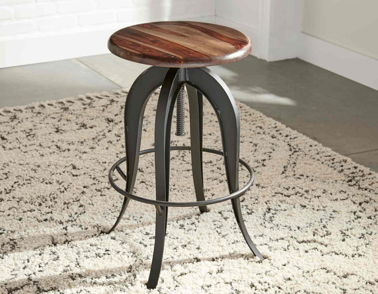 Sparrow Brown/Black Adjustable Height Dining Set from Steve Silver - Luna Furniture