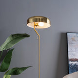 Spectra Floor Lamp - Gold outer and White inner from Ashcroft Furniture - Luna Furniture