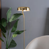 Spectra Floor Lamp - Gold outer and White inner from Ashcroft Furniture - Luna Furniture