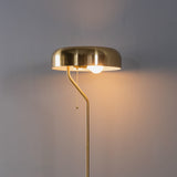 Spectra Floor Lamp - Gold outer and White inner from Ashcroft Furniture - Luna Furniture