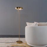 Spectra Floor Lamp - Gold outer and White inner from Ashcroft Furniture - Luna Furniture