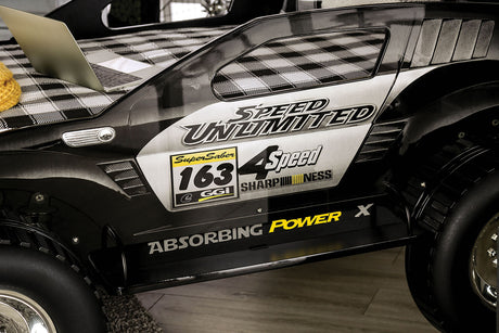 Speed Jump Black Twin Bed from Furniture of America - Luna Furniture