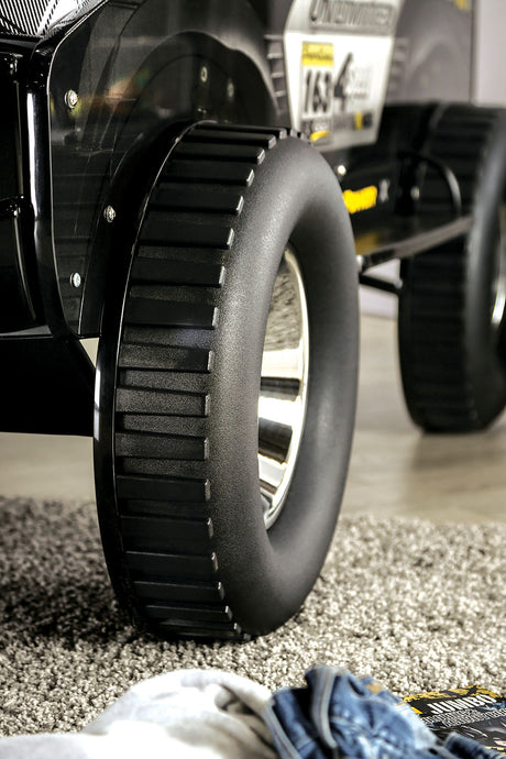 Speed Jump Black Twin Bed from Furniture of America - Luna Furniture