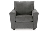 Stairatt Gravel Chair and Ottoman from Ashley Furniture - Luna Furniture