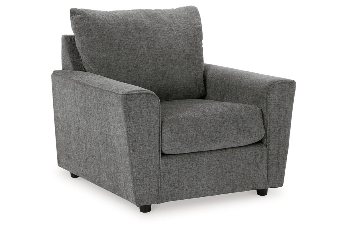 Stairatt Gravel Chair and Ottoman from Ashley Furniture - Luna Furniture