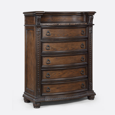 Stanley Coffee Brown Chest from Crown Mark - Luna Furniture