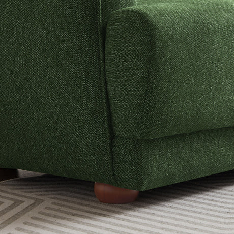Stanmer Green Luxury Fabric Linen Sofa from Ashcroft Furniture - Luna Furniture