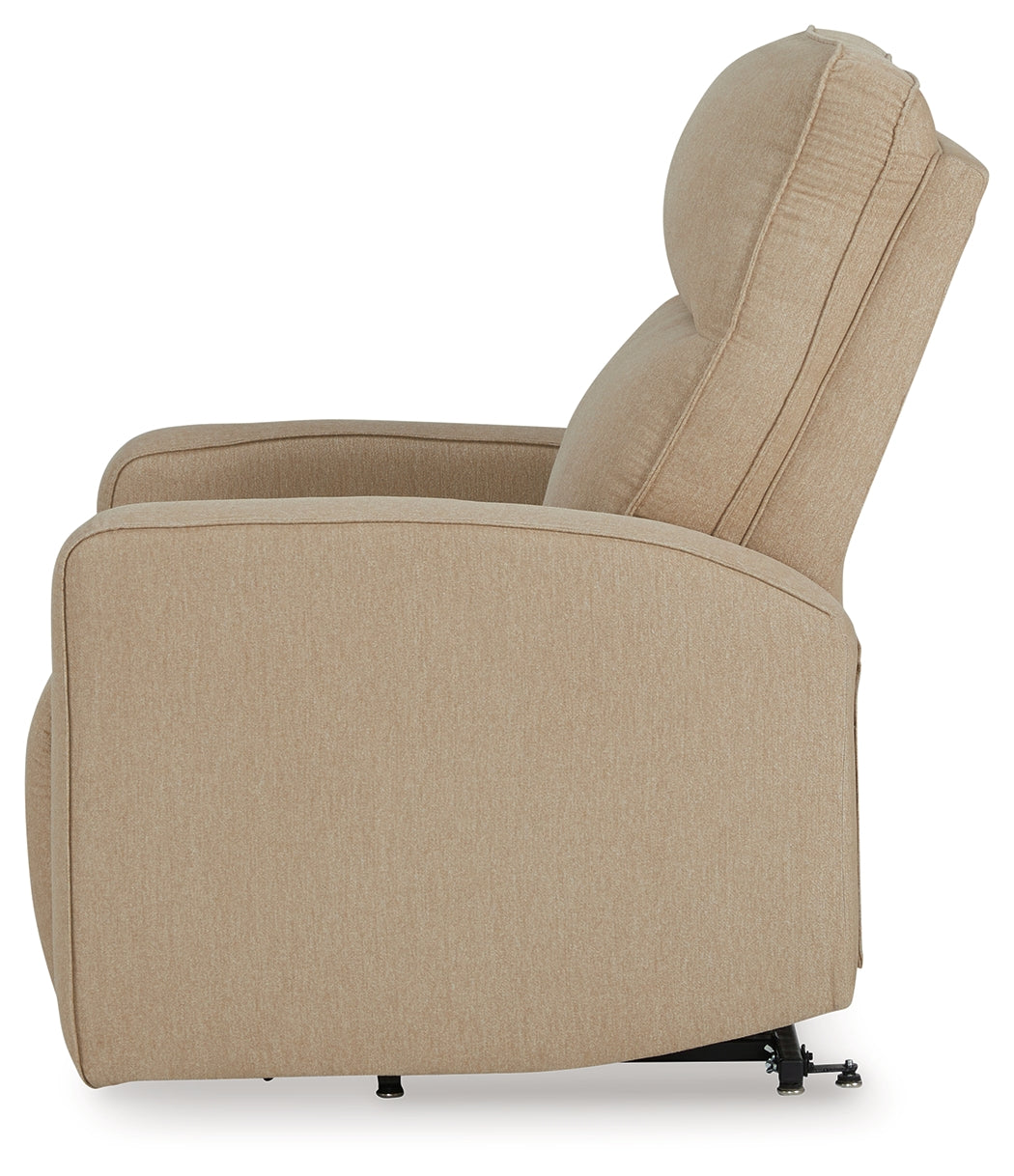 Ashley Starganza Taupe Power Lift Recliner - Luna Furniture