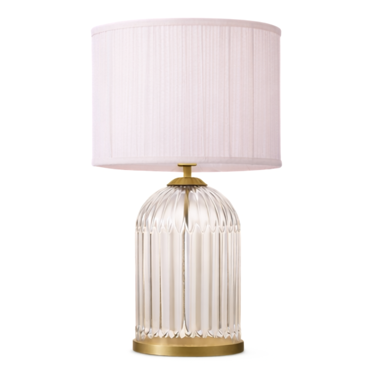 Nebulis Table Lamp Gold - Clear and Pink from Ashcroft Furniture - Luna Furniture