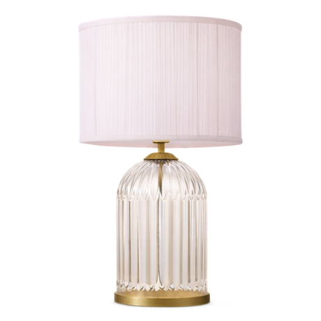Nebulis Table Lamp Gold - Clear and Pink from Ashcroft Furniture - Luna Furniture