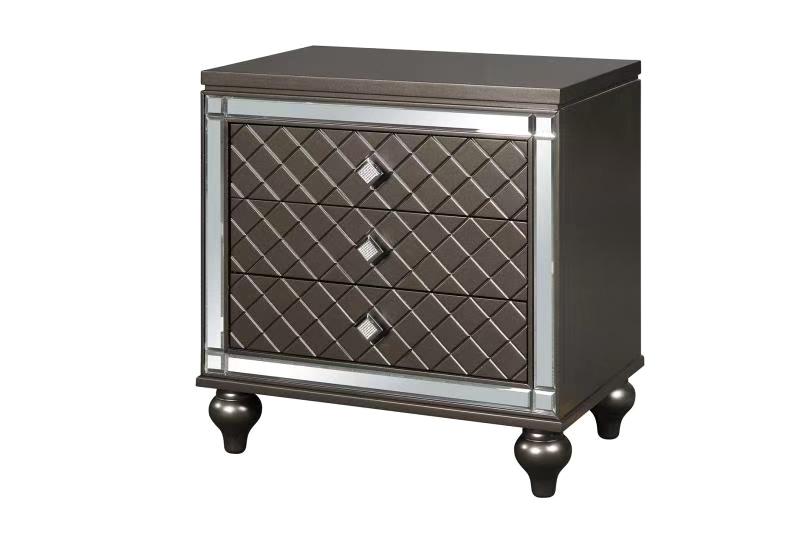 Stars Charcoal Nightstand from Happy Homes - Luna Furniture