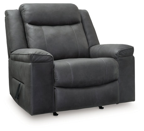 Status Check Shadow Recliner from Ashley - Luna Furniture