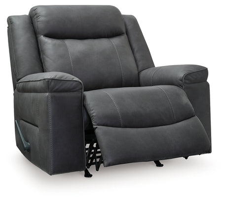 Status Check Shadow Recliner from Ashley - Luna Furniture