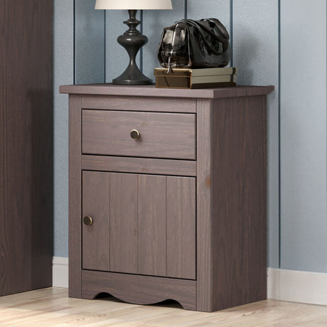 Stavros Gray Nightstand from Furniture of America - Luna Furniture
