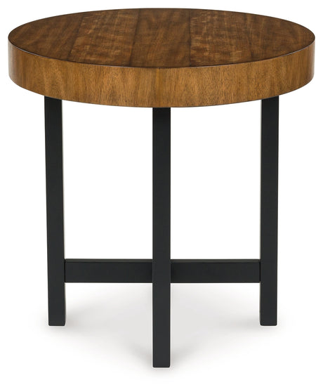 Steenlage Brown/Black Table (Set of 2) from Ashley - Luna Furniture