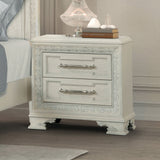 Stella Mia Creamy White Nightstand from Furniture of America - Luna Furniture