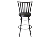 Stellan Gunmetal/Midnight 30″ Bar Stool, Swivel from Steve Silver - Luna Furniture
