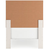 Stelsie Twin Panel Bed with Dresser in White from Ashley - Luna Furniture