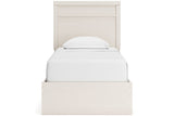 Stelsie White Twin Panel Bed from Ashley - Luna Furniture