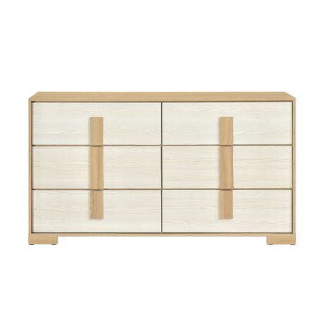 Sterling Natural/White Dresser from Homelegance - Luna Furniture