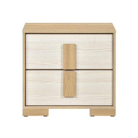 Sterling Natural/White LED Bedroom Set from Homelegance - Luna Furniture