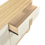 Sterling Natural/White LED Youth Bedroom Set from Homelegance - Luna Furniture