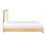 Sterling Natural/White LED Full Bed from Homelegance - Luna Furniture
