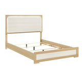 Sterling Natural/White LED Full Bed from Homelegance - Luna Furniture